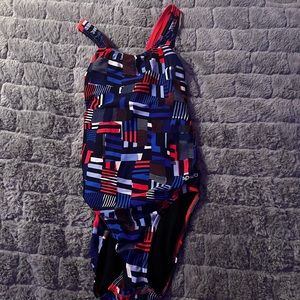 Red ,white and blue speedo